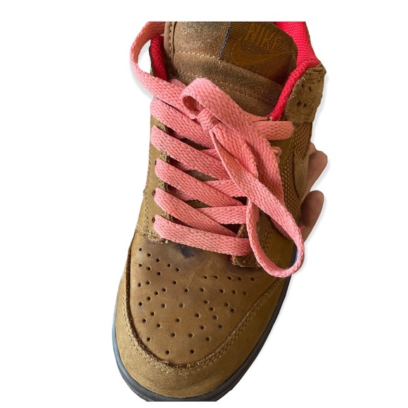 Vintage Nike Dunk Low Retro Size 5.5 - Nike Dunk Low Hazelnut Light Chocolate - Picture 10 of 11